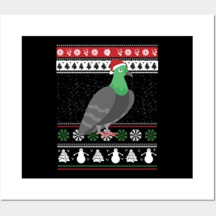 Ugly Christmas Pigeon Posters and Art